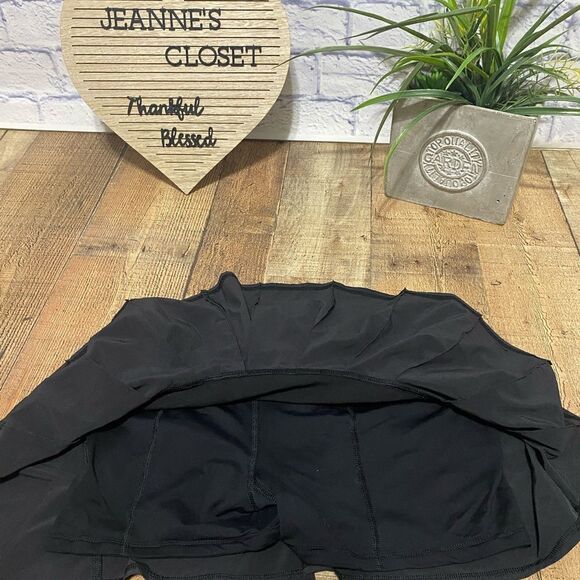 Lululemon Run Pace Setter Skirt Skort Black - Picture 8 of 14